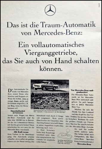 Mercedes automatic with 230 - , sl