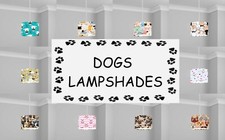 Dogs lampshade puppy bedroom