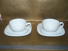 denby white squares set of 2x