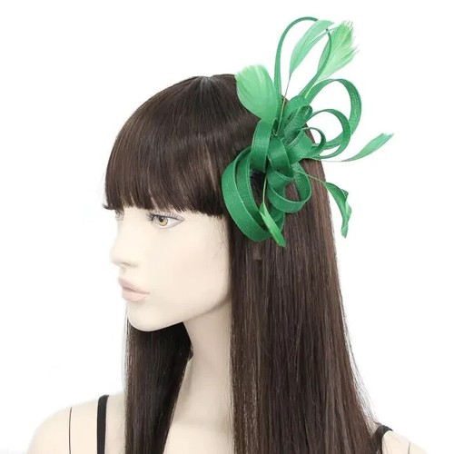 New dark green coiled net - green,