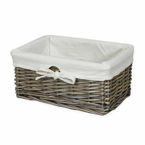 Small wicker storage basket - wicker,