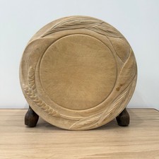 Carved Wooden Breadboard with