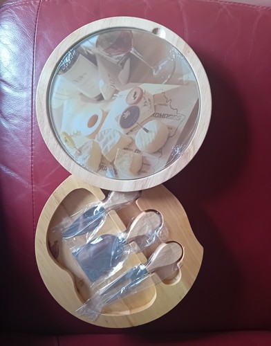 Round cheese board set - set, 3