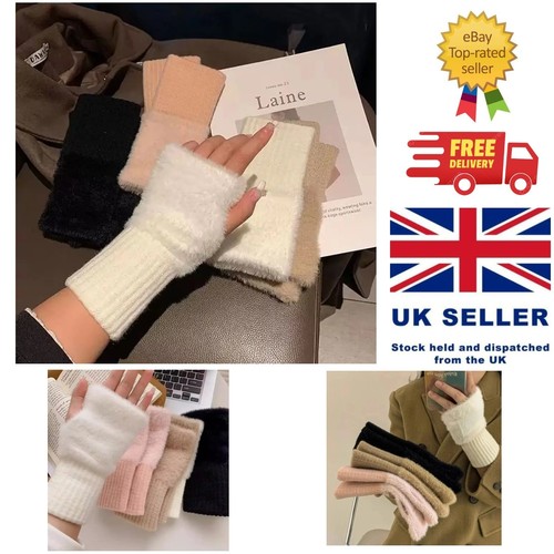 Fleece gloves fingerless - fleece,