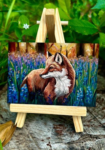 Aceo print fox - aceo,