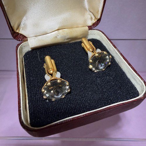 Vintage mens clear crystal - mens,