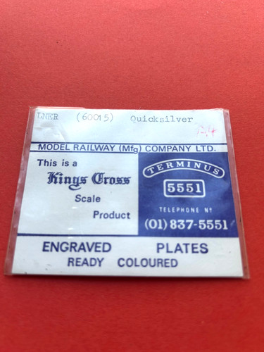 New kings cross name plates - cross,
