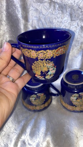 Vintage moroccan porcelain tea - porcelain,