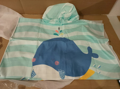 Kids hooded poncho - hooded,