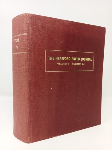 The hereford breed journal - hereford,