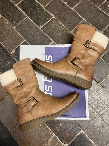 Ladies cats eyes tan - eyes, boots