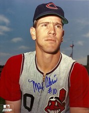 MAX ALVIS CLEVELAND INDIANS SIGNED AUTO 8x10 PHOTO W/COA