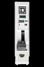 SQUARE D 20 AMP TYPE 3 M9 MCB