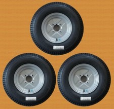 3 OF 500 X 10 TRAILER WHEELS