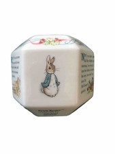 Peter Rabbit Wedgwood Christening Collectible Money box 