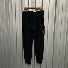 Stone Island Cargo Tracksuit Bottoms Black Small Excellent Condition Authentic