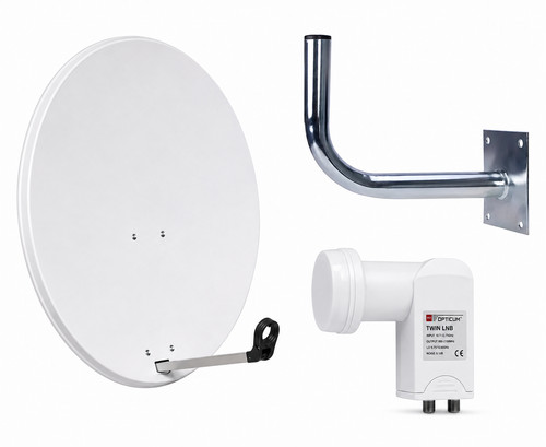 Satellite dish white - satellite, 80