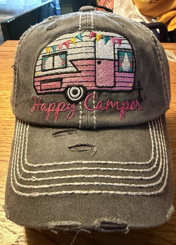 Kbethos vintage happy camper - vintage, "happy