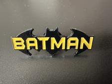 Batman Pin Badge Black &