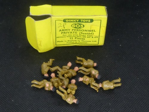 Dinky toys 603 army personnel - dinky,