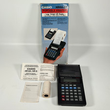 Casio HR8A-BK Portable Printing Calculator Vintage Boxed