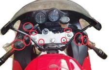 Yamaha YZF1000R Thunderace Stainless Steel Controls Screws Bolts Handlebar YZF R