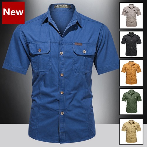 Mens lapel short - short, sleeve