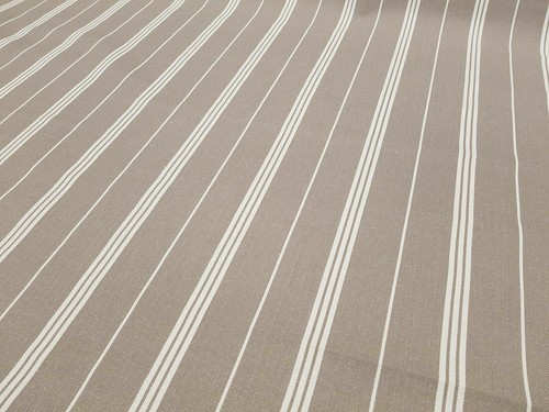 Stripe beige french ticking - a3,