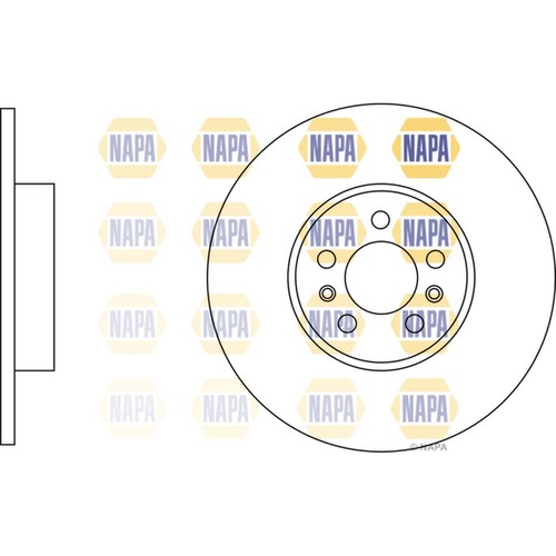 Brake discs solid for - 2x,