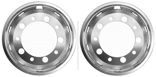 Truck wheel trims stainless - truck,