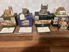 4 x Lilliput Lane Cottages  -  Kendal Choc House , Windsor  , Evenson , Fuchsia 