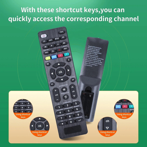 Universal remote control - remote, tv