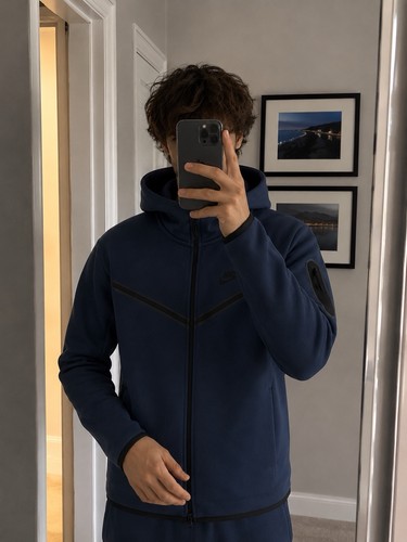 Blue navy nike - nike, tech