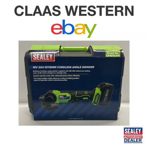 Sealey cordless angle grinder - sealey,