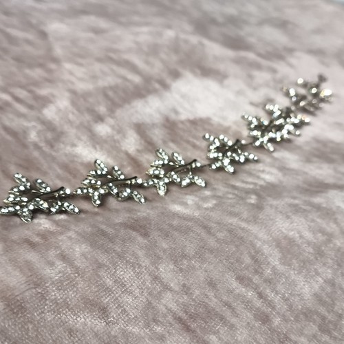Silver adjustable rhinestone - silver,