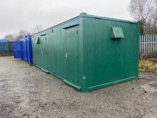 Container 24ft x 10ft steel anti vandal welfare cabin