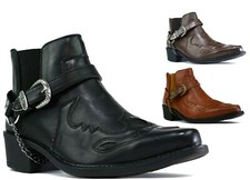 Mens Cuban Heel Cowboy Boots
