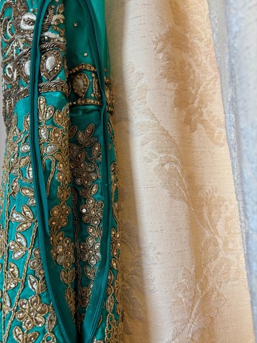 Heavy embroidery asian party