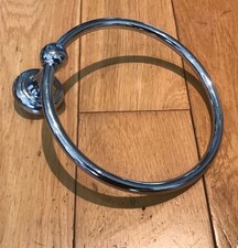 Vintage Chrome Towel Holder