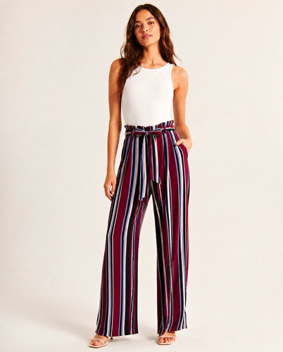 Womens high waist striped - womens,