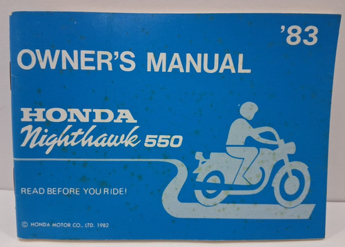 1983 owner manual honda - manual,