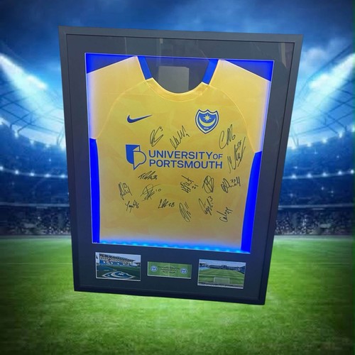 Portsmouth framed football - portsmouth,