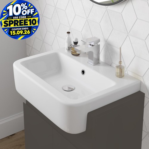 Bathroom 600mm wash basin - bathroom,
