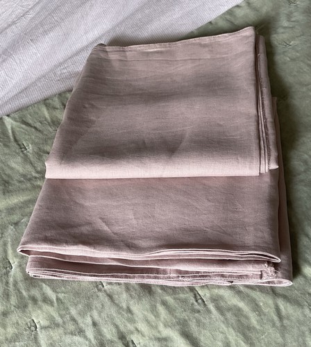 Beautiful pale pink linen - pale,
