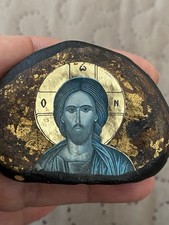 Vintage Religious Ceramic Icon