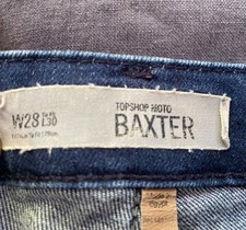 Topshop Baxter blue Jeans Size