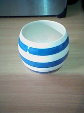 KLEEN KITCHEN Sugar Bowl BLUE & WHITE