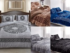 3 PC Sherpa Greek Blanket