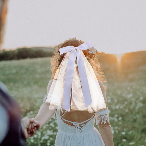 Durable short wedding veil - durable,