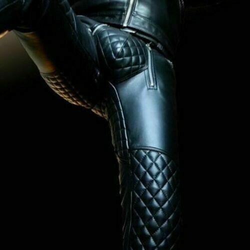 Mens genuine leather pants - uk,